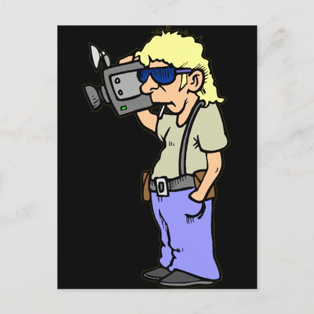 Filmemacher Postkarte (Vorderseite)