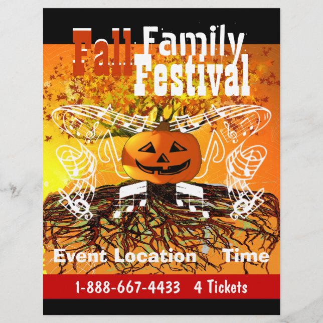 Filmfestival Halloween Herbst Flyer (Vorne)