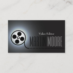 Filmfilmband-Videodienstleistungen Visitenkarte