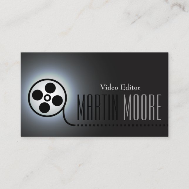 Filmfilmband-Videodienstleistungen Visitenkarte (Vorderseite)