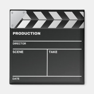 Filmhersteller Klatschen-Brett-Kühlschrankmagnet Magnet