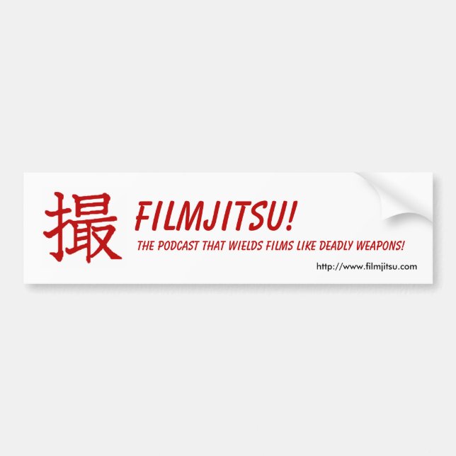 Filmjitsu Autoaufkleber (Vorne)