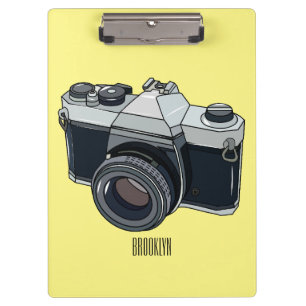 Filmkamera Cartoon-Illustration Klemmbrett