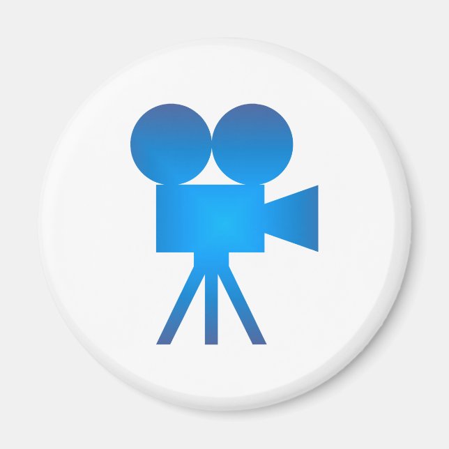 Filmkamera movie camera magnet (Vorne)