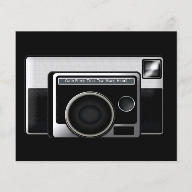 Filmkamera Retro Flyer (Vorne)