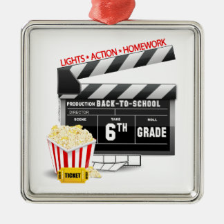Filmklapboard 6. Klasse Ornament Aus Metall