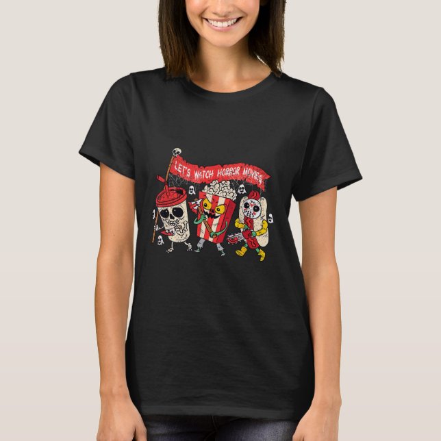 Filmkonzessionen im Retro-Kino: Horror-Filme anseh T-Shirt (Vorderseite)