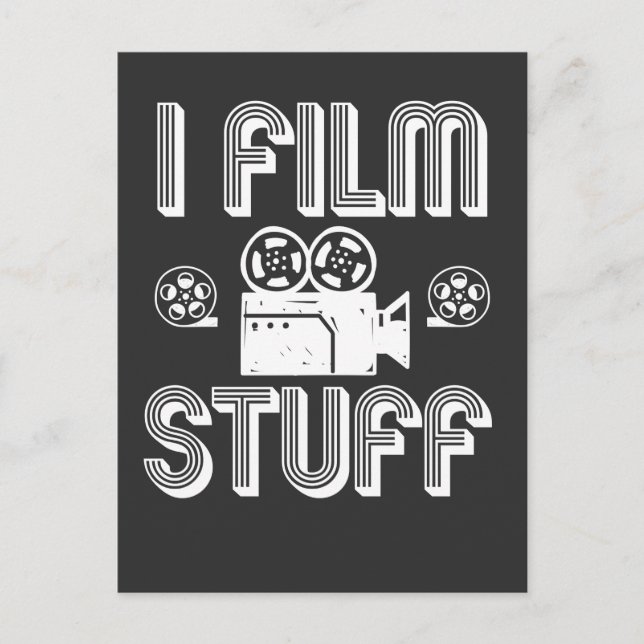 Filmmaker Film Filmschaffende Filmdirektor Geschen Postkarte (Vorderseite)