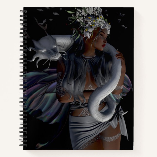 Filmmaterial für Fairy und Dragon / Sketchpad Notizbuch (Vorderseite)