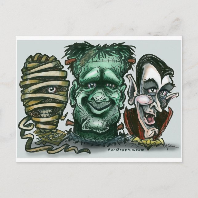Filmmonster Postkarte (Vorderseite)