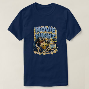 Filmnacht Bitte Pause Lustig Gemütlich T-Shirt