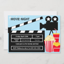 Filmnacht Geburtstag Einladung