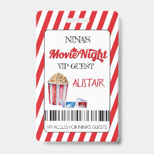 Filmnacht-VIP-Gast-Lanyard, Kino-Lanyard, Ausweis