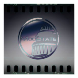 Filmplakat für das ModState-Abzeichen-Logo Poster