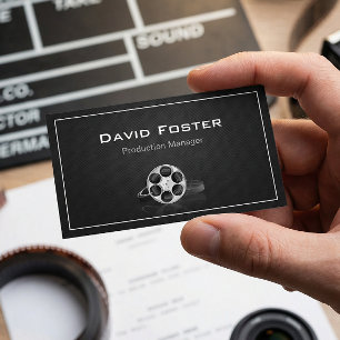 Filmproduktionsleiter Produktionsleiter Cutter Visitenkarte