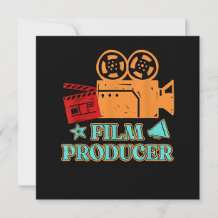 Filmproduzent Film Director Acter Arts Schauspiel Dankeskarte