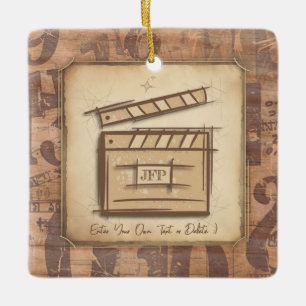 Filmproduzent, Schauspieler, Filmregisseur, Gesche Keramikornament