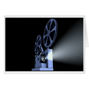 Filmprojektor-Blankenkarte