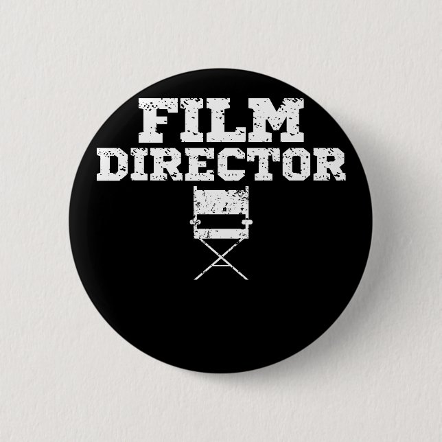 Filmregisseur Crew Chair Apparel Birthday Button (Vorderseite)
