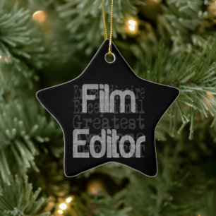 Filmregisseur Extraordinator Keramik Ornament