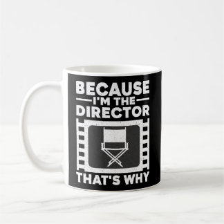 Filmregisseur für Filmproduzent Kaffeetasse