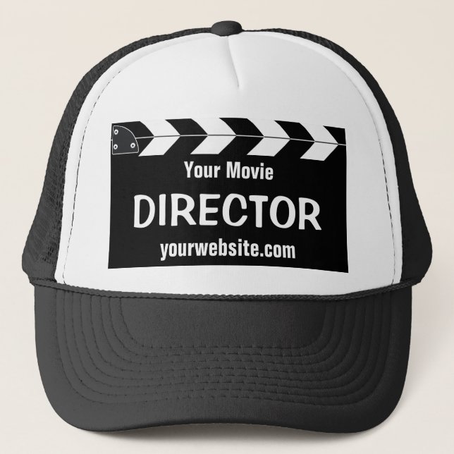 Filmregisseur Truckerkappe (Vorderseite)