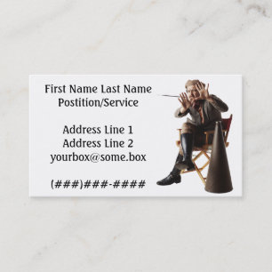 Filmregisseur Visitenkarte