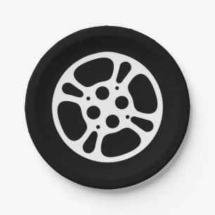 Filmrolle-Film-Nacht Pappteller