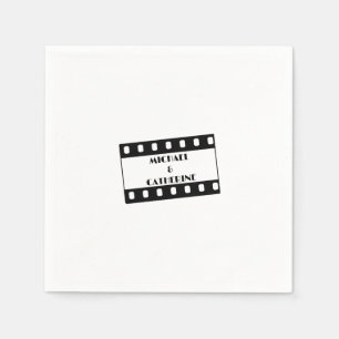 Filmrolle im Kino mit Namen Serviette