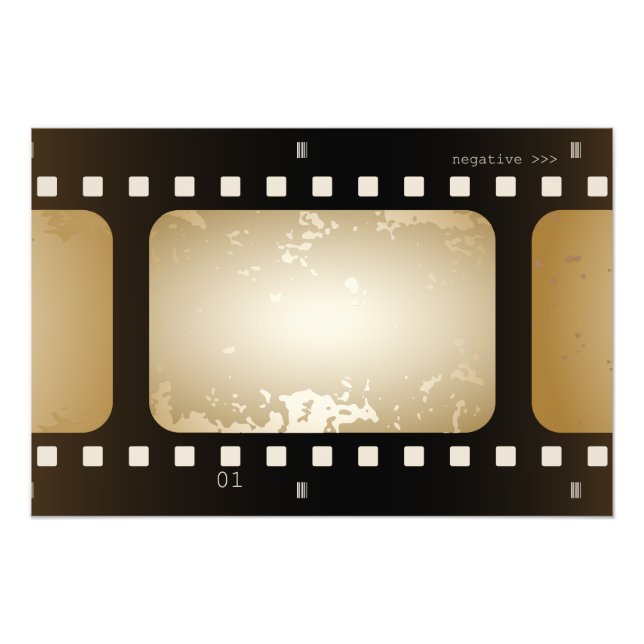 Filmrolle Vintager Filmfotograf Fotodruck (Vorne)