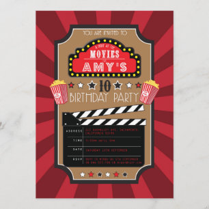 Films Invitations du Hollywood Party