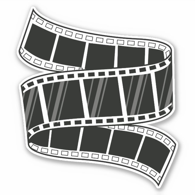 Filmstreifen Aufkleber (Vorderseite)