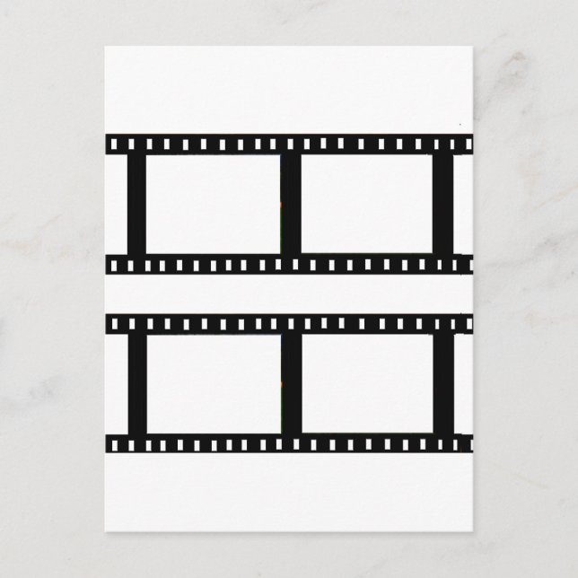 "Filmstreifen"-Foto-Collage Postkarte (Vorderseite)