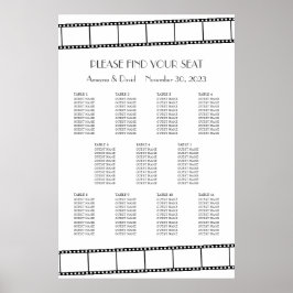 Filmstreifen für Filmaufnahmen - Hochzeitsstift Poster