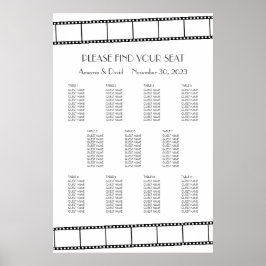 Filmstreifen für Filmaufnahmen - Hochzeitsstift Poster