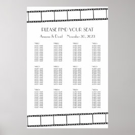 Filmstreifen für Filmaufnahmen - Hochzeitsstift Poster
