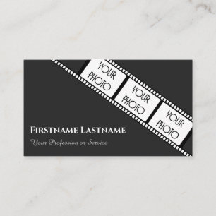 Filmstreifen für Filmemacher und Videographen Visitenkarte