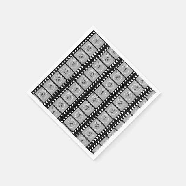 Filmstreifen Papier Party Napkins Serviette (Ecke)