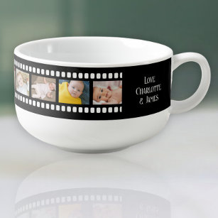Filmstreifen Personalisiert DIY 10 Bilder und Text Große Suppentasse