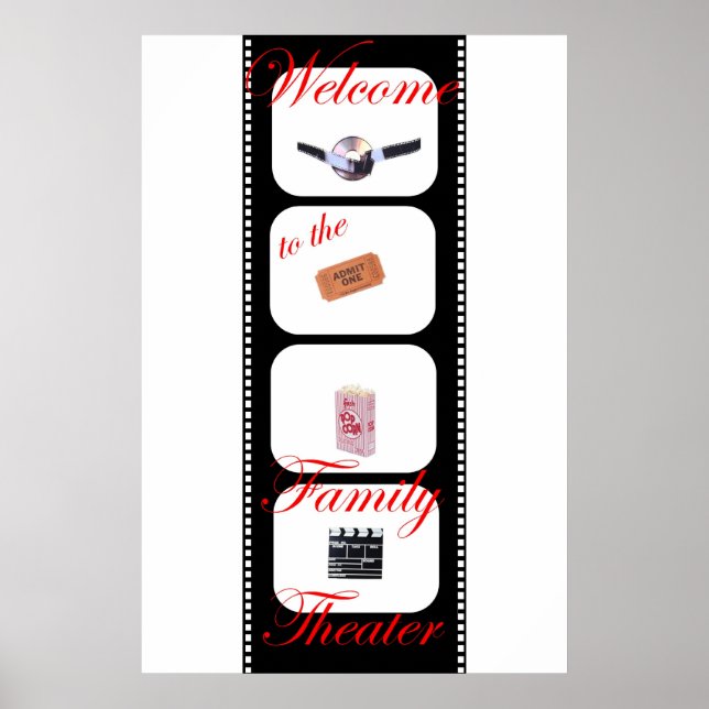 Filmstreifen: Personalisiert Poster (Vorne)