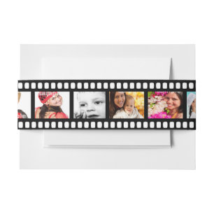 Filmstreifen Personalisierten BILDSCHIRM 9 Bilder Einladungsbanderole