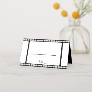 Filmstreifen Platzkarte