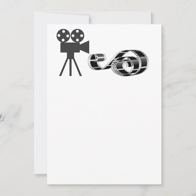 Filmstreifen und Filmkamera (Vorderseite)