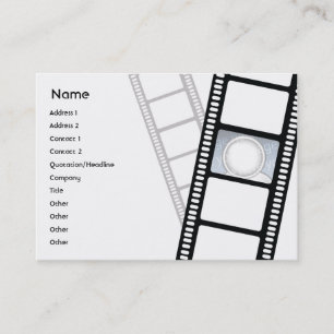 Filmstrip - mollig visitenkarte