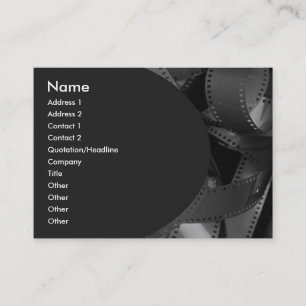 Filmstrip-Visitenkarte Visitenkarte