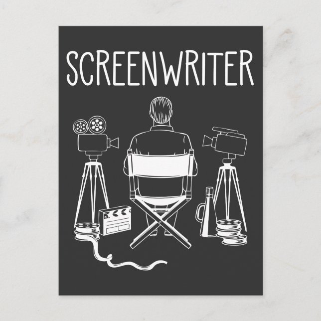 Filmtheater Regisseur Sprichwort Postkarte (Vorderseite)