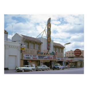 Filmtheater Vintage Kino Foto Printing