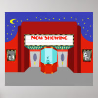 Filmtheaterposter Retro
