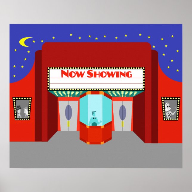 Filmtheaterposter Retro Poster (Vorne)