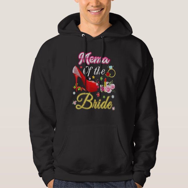 Filmvorführung der Braut Glückliche Hochzeit Blume Hoodie (Vorderseite)